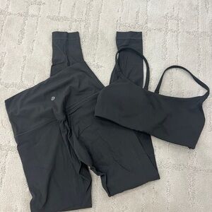 Lululemon Charcoal Activewear Set